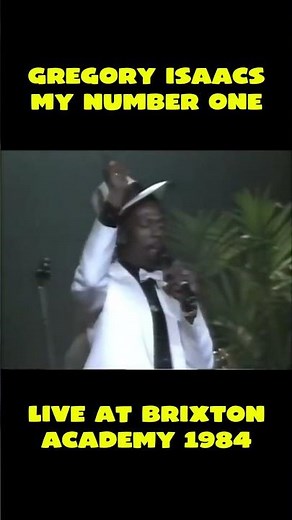 Gregory Isaacs - My Number One 🥇 (Live at Brixton Academy 1984) #gregoryisaacs #reggaemusic #reggae