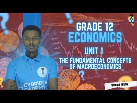 Grade 12 Economics Unit 1: Unit outcome and Introduction