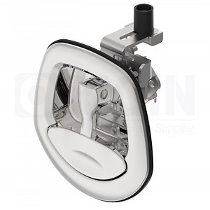 [Hot Item] Truck RV Trailer Door T-Type Fishtail Handle Stainless Steel Whale Tail Mechanical Lock