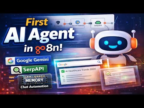 n8n AI Agent Explained | First AI Agent | Chat Automation Using Google Gemini & SerpAPI