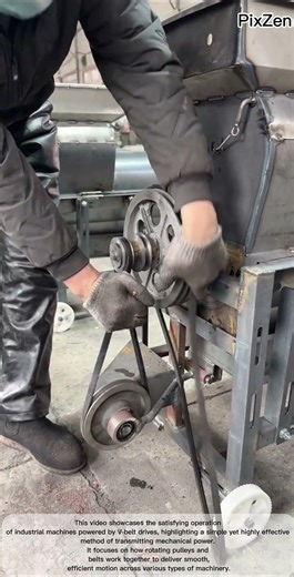 "Satisfying Industrial Machines: The Art of the V-Belt Drive