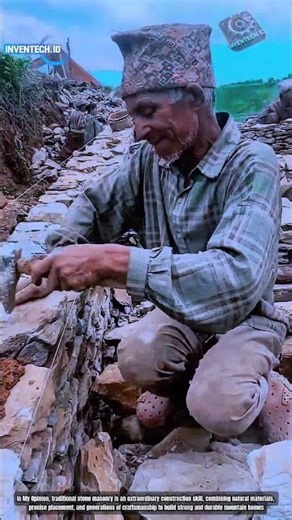 Watch Skilled Masons Stack Natural Stone Into Lasting Walls