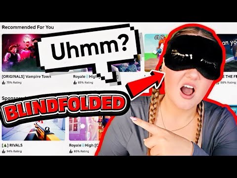 Playing ROBLOX BlindFolded For 24 Hours.. (Disaster)