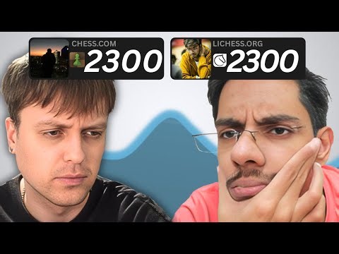2300 Chess.com vs. 2300 Lichess - The Difference