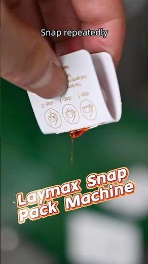 Snap pack machine for Shrimp oils｜Laymax snap pack machine