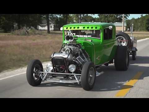 HOT ROD Drag Week 2017 Race Cars on the Road - Day 1