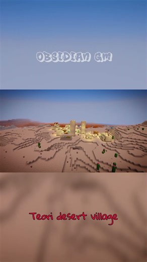 Teori desert village #minecraft