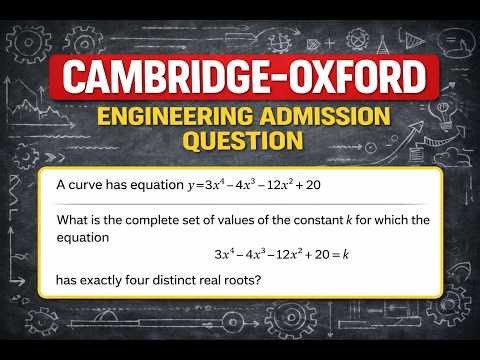 Cambridge or Oxford Engineering Admission Assessment | ENGAA - ESAT Question | Functions - Calculus