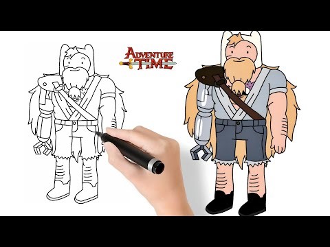 How to Draw Adult Finn from Fionna and Cake | Adventure Time Series.