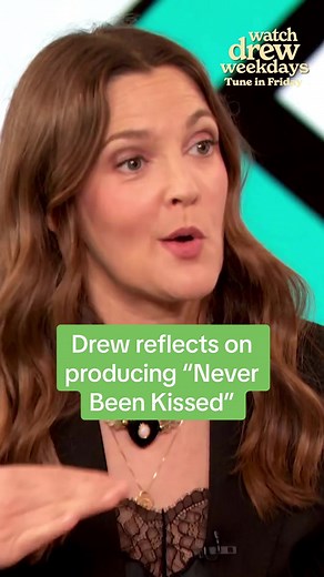 Drew reveals that she was told to tone down her performance in “Never Been Kissed.” 💋 #neverbeenkissed #acting #producing #drewbarrymore