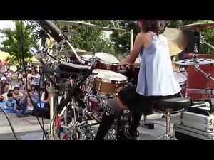 Drum Cover by Kanade Sato(11y old) / Black Joke (Casiopea)