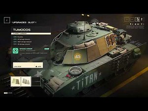 Project CW – hangar, all tanks and their skills/agents, customization, settings, UX/UI