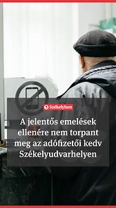 A jelentős emelések ellenére nem torpant meg az adófizetői kedv Székelyudvarhelyen. A többségnek az volt a legfontosabb, hogy legalább a tízszázalékos kedvezményt megkapják. Cikkünk ➡️ https://szekelyhon.ro/aktualis/udvarhelyszek/adofizetoi-kedv-szekelyudvarhelyen-bkevesebb-ugysem-lesz-de-tobb-meg-lehetr?utm_source=Facebook&utm_campaign=daily-post&utm_medium=social | Székelyhon
