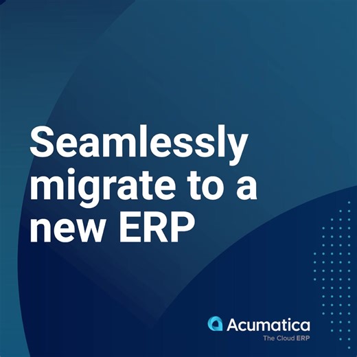 ERP migrations sound stressful? Let's change that. Transitioning to a new ERP can feel like a giant undertaking, but the right strategy makes all the difference. Tomorrow 2/12 at 10am PT, join David De Rego Shawn Windle to learn how you can actually feel good about the process. https://acumati.ca/4aWSgrJ | Acumatica