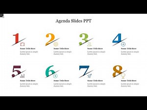 How To Do An Agenda With Numbers In PowerPoint