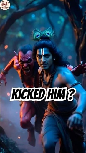Krishna Got Kicked By Demon? 😱 | Lord Krishna & Muchukunda Story | #shorts #krishna #mahabharat