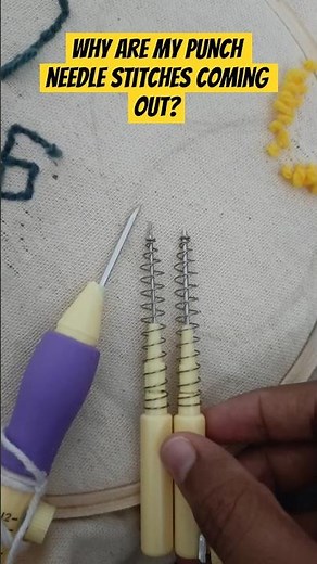 Punch needle tips for beginners | Punch needle embroidery | How to use punch needle #punchneedleart