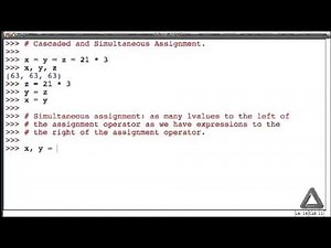 Unit 3 Video 6: Cascaded & Simultaneous Assignment