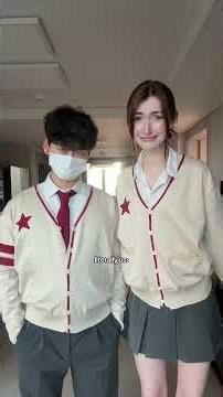 Short boy and Tall girl love :) and Lonely Me Reactions :) Real Life Lovely Complex Couple.