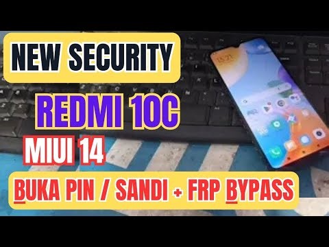 CARA RESET HP REDMI 10C LUPA SANDI SEKALIGUS BYPASS AKUN GOOGLE VIA UNLOCKTOOL