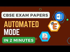 Create Papers Online in Minutes - Automated Mode