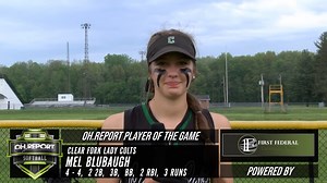 Our First Federal Community Bank MVP is Clear Fork's Mel Blubaugh, who was perfect at the plate in the Division 3 sectional final going 4-for-4 with 2 doubles, a triple, 2 RBI and 3 runs scored in their 12-5 victory over Colonel Crawford. | The OH Report