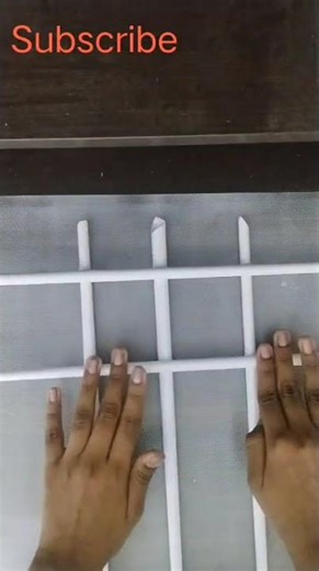 DIY paper wall grid✨ #diy #paper #craft