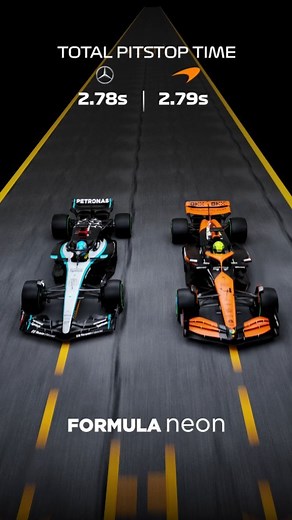 21K views · 1.8K reactions | McLaren vs Mercedes: Pitstop Battle at...
