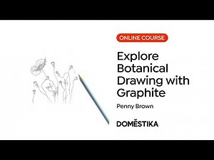 Mastering Botanical Drawing with Graphite Pencil Techniques | Domestika English