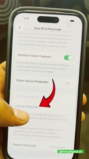 iphone ka screen lock ka password kaise badle 2026 | How to change screen lock in Iphone 2026