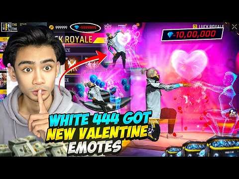 VALENTINE EMOTES GIVEAWAY CHALLENGE FOR WHITE 444 || THE STAR