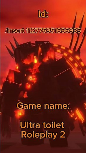 Watchman of doom id in ultra toilet roleplay 2