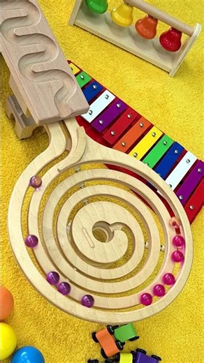 Satisfying Marble Hop! 🔮 From Zig-Zag Path to Hypnotic Spiral!