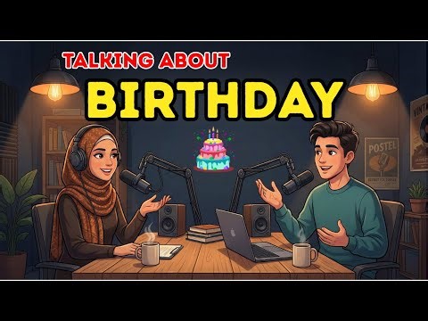 How to talk about birthday in simple English | English Conversation Practice