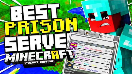 Best prison server for MCPE!