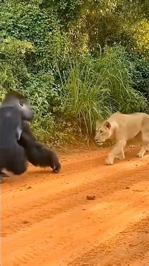 Tiger vs gorilla 🦍 #gorilla #animals #cute #funny #zoo #electronicmusic #producer #music #deephouse