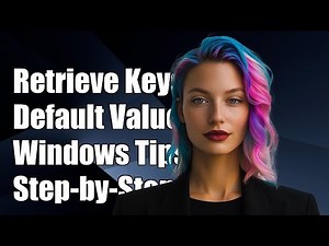 How to Retrieve Default Registry Key Values in Windows: A Step-by-Step Guide