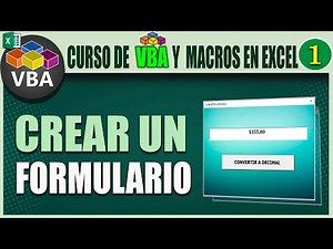 📊 VBA and Macros in Excel Course #1 | How to Create a Form in Excel with VBA