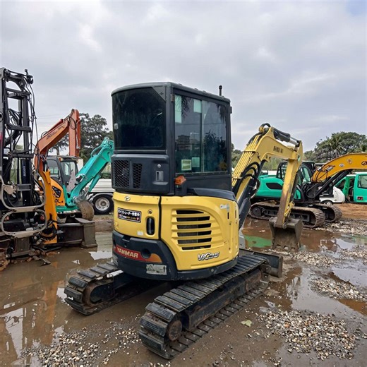 Used Yanmar VIO 35 Japan Original Mini Excavators Vio35-6 35-6A 35-6B 3.5Ton 3 Ton Secondhand Digger Zero Tail