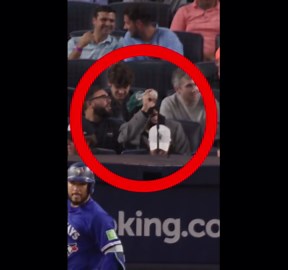 Bad Bunny took a foul ball at the Yankees game