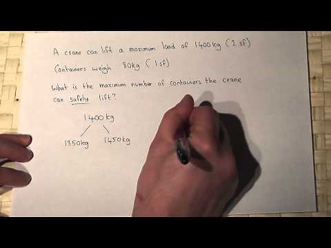 Error bounds: solving problems involving maximum and minimum values