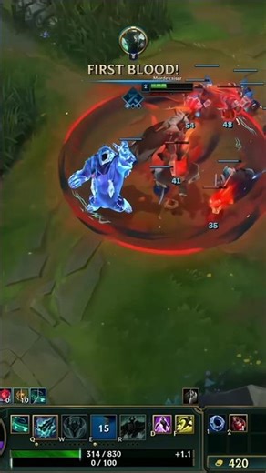 MORDEKAISER'S EARLY GAME IS LIKE A MONSTER #shorts #leagueoflegends #gaming #games