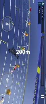 running a 200m race got first place