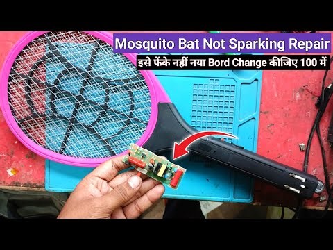 Mosquito Bat New Board Installation | Mosquito Bat Not Sparking 