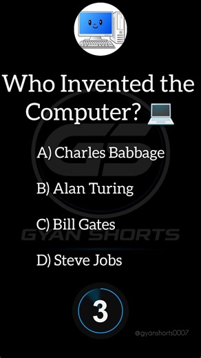 99% People Are Confused 💻 | Who Invented the Computer? #shorts
