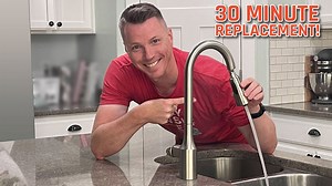 I replaced my kitchen faucet in 30 mins! ⏱️