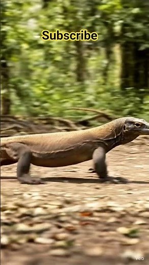 “Fastest Predator on Foot? Komodo Dragon Running!”