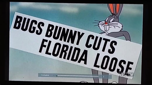 Bugs Bunny Cuts Off Florida in Hilarious Cartoon