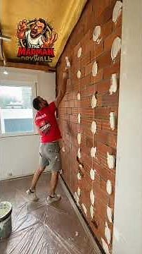 🔥 How to Install DRYWALL DIRECTLY on a WALL using the DOT & DAB Method 🤯 Strong & PERFECT Finish 🔥