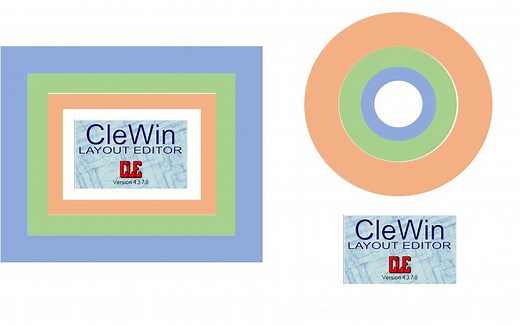 怎么在CleWin 4中画空心圆和空心长方体？How to draw hollow circle and hollow square in CleWin 4?